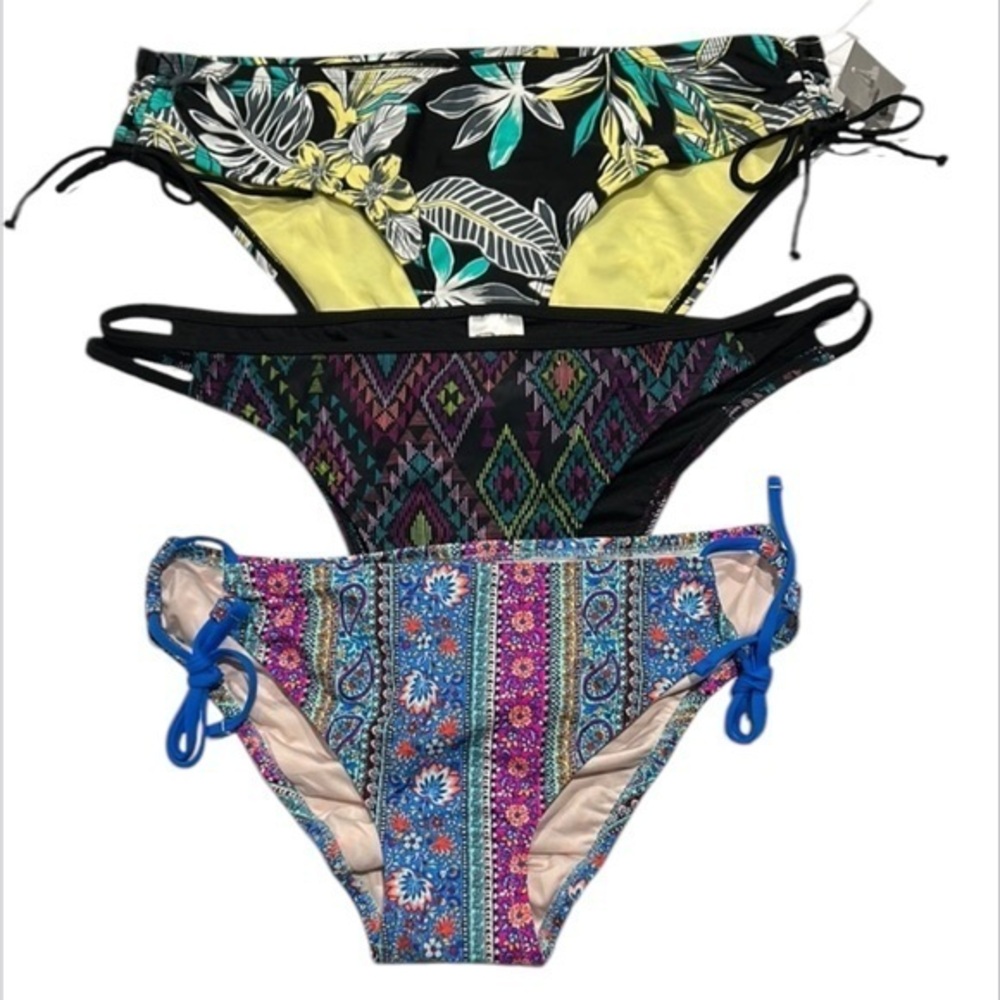 Bikini Swim bundle of 3 pairs bottoms size XL new